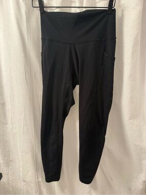 Black Athletic Leggings - Solid Black